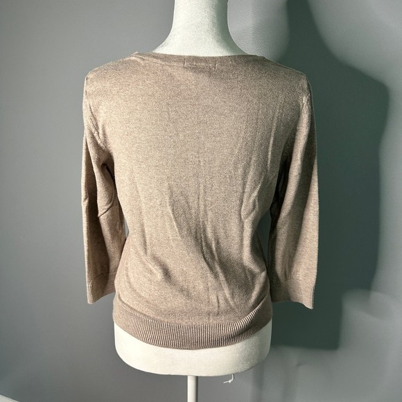 H&M Basic Tan Cardigan Size Small - Picture 4 of 6